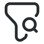 Filter Search SVG Icon